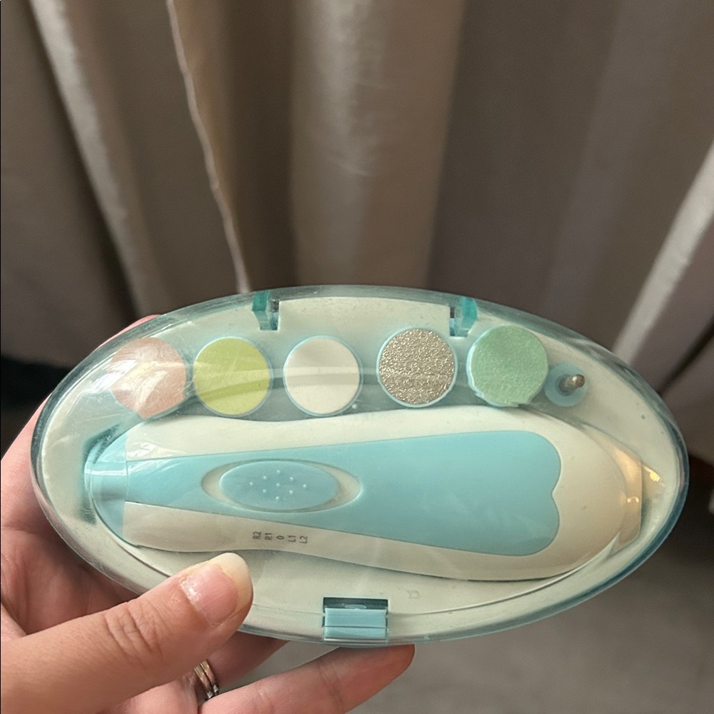 Aqua Kids Nail Care Set - Blue and Green